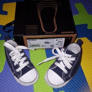 CONVERSE,  First Star Hitop Navy All Stars